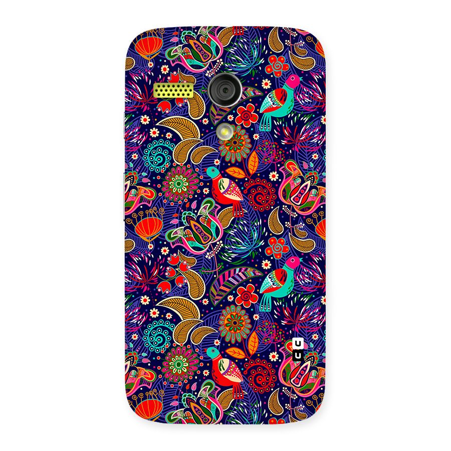 Floral Seamless Pattern Spring Flowers Back Case for Moto G