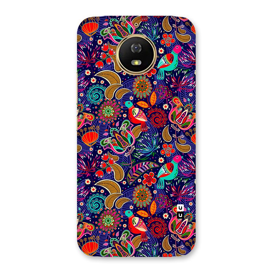 Floral Seamless Pattern Spring Flowers Back Case for Moto G5s
