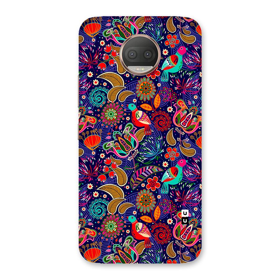 Floral Seamless Pattern Spring Flowers Back Case for Moto G5s Plus