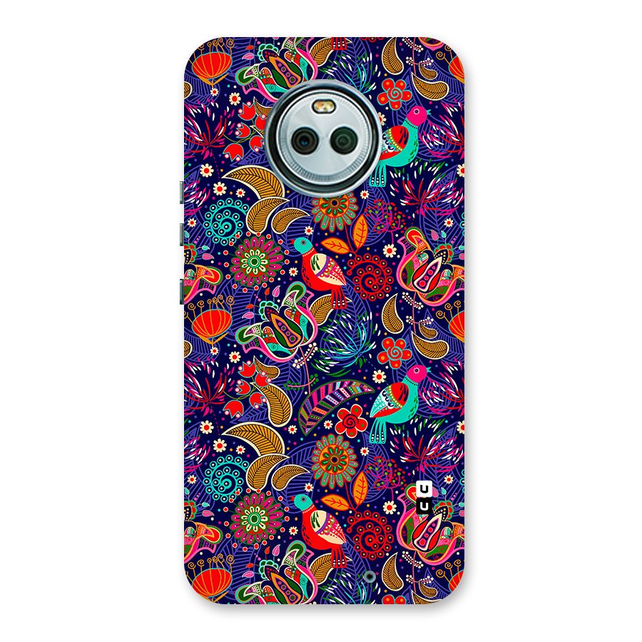 Floral Seamless Pattern Spring Flowers Back Case for Moto X4