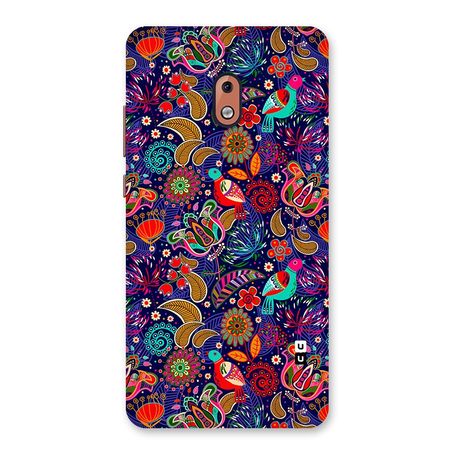 Floral Seamless Pattern Spring Flowers Back Case for Nokia 2.1