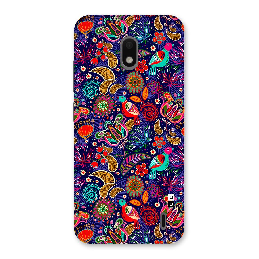Floral Seamless Pattern Spring Flowers Back Case for Nokia 2.2