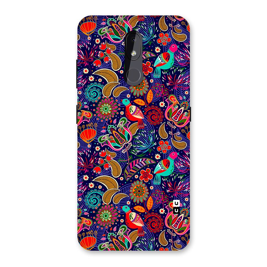 Floral Seamless Pattern Spring Flowers Back Case for Nokia 3.2