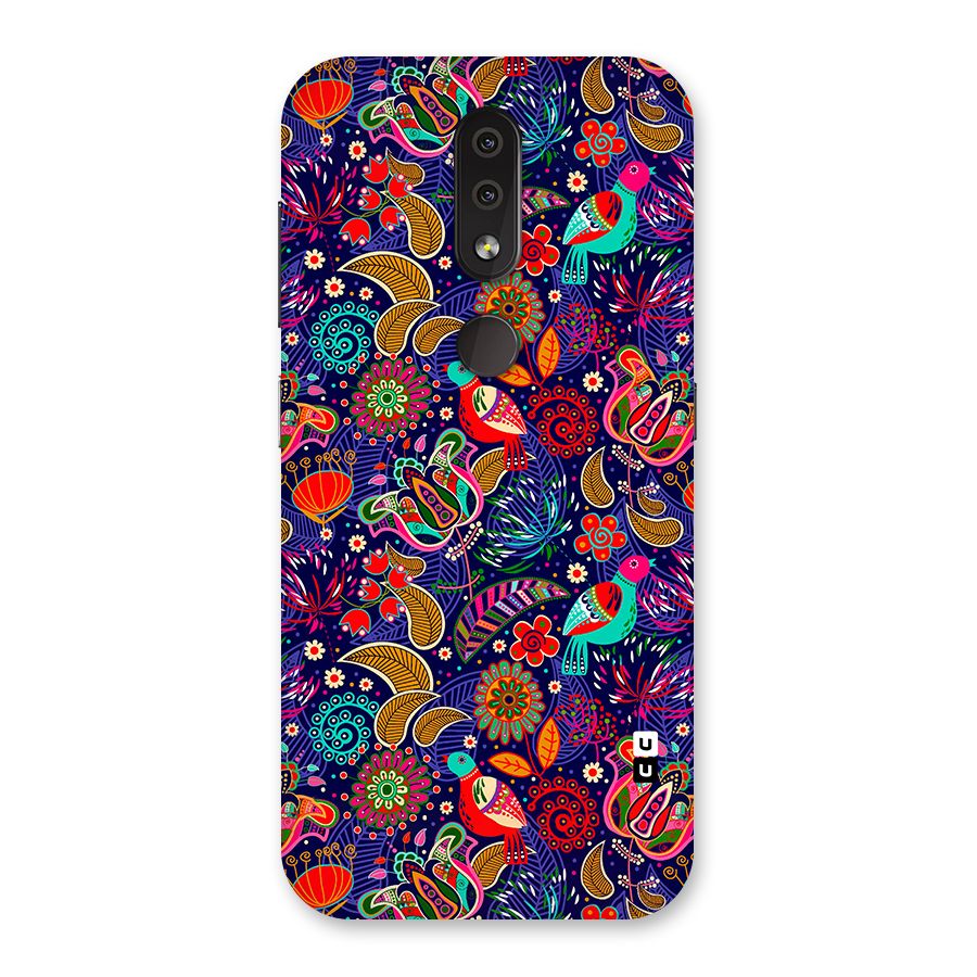 Floral Seamless Pattern Spring Flowers Back Case for Nokia 4.2