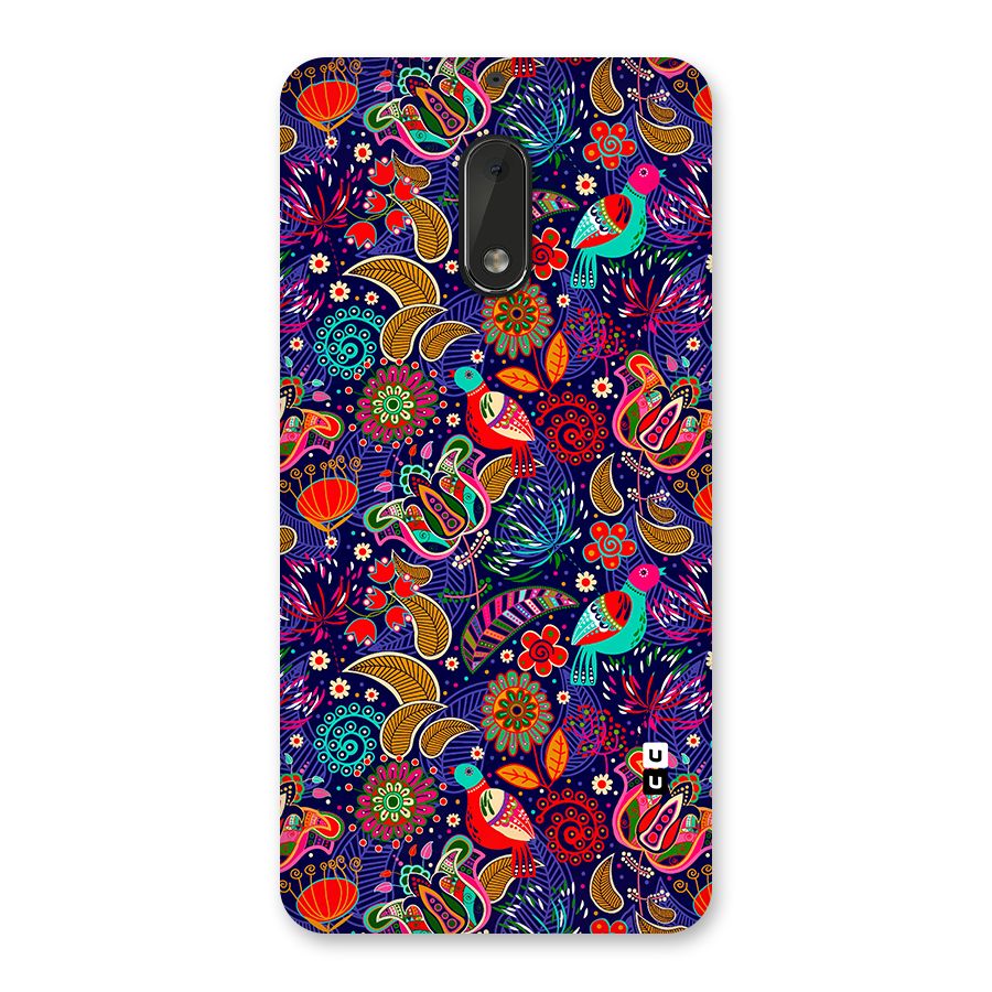 Floral Seamless Pattern Spring Flowers Back Case for Nokia 6