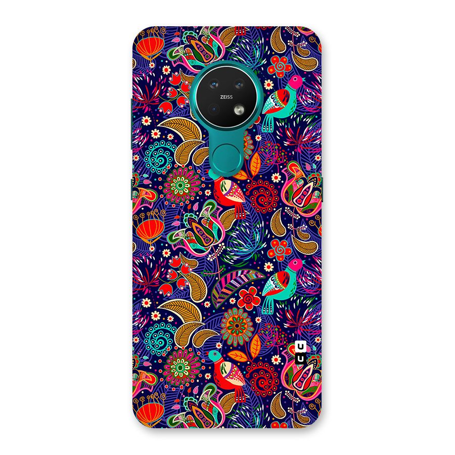 Floral Seamless Pattern Spring Flowers Back Case for Nokia 7.2