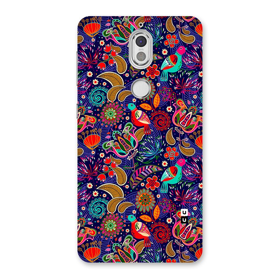 Floral Seamless Pattern Spring Flowers Back Case for Nokia 7