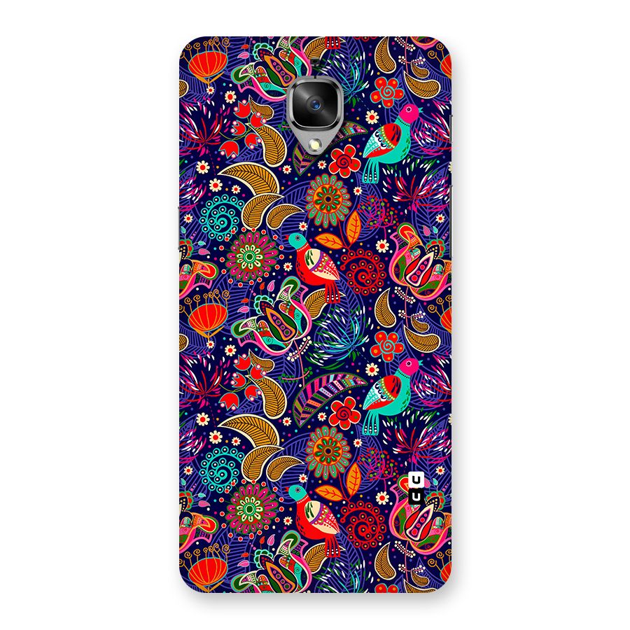Floral Seamless Pattern Spring Flowers Back Case for OnePlus 3