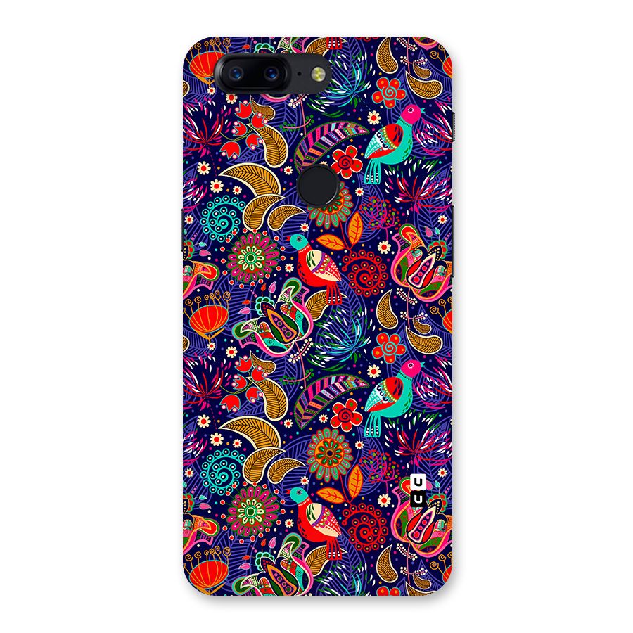 Floral Seamless Pattern Spring Flowers Back Case for OnePlus 5T
