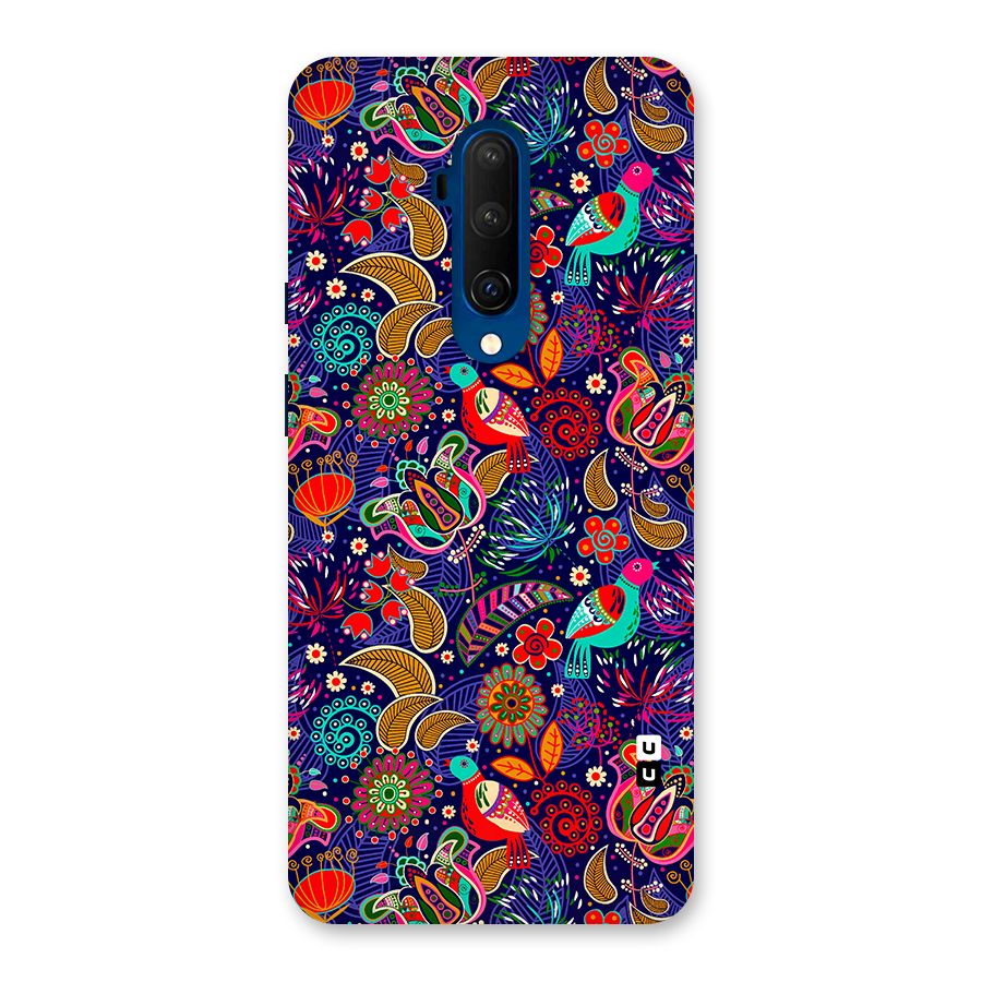 Floral Seamless Pattern Spring Flowers Back Case for OnePlus 7T Pro