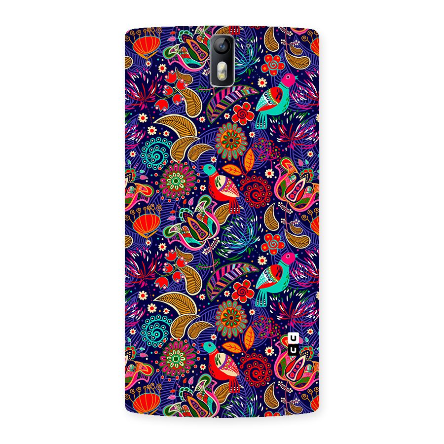 Floral Seamless Pattern Spring Flowers Back Case for OnePlus One