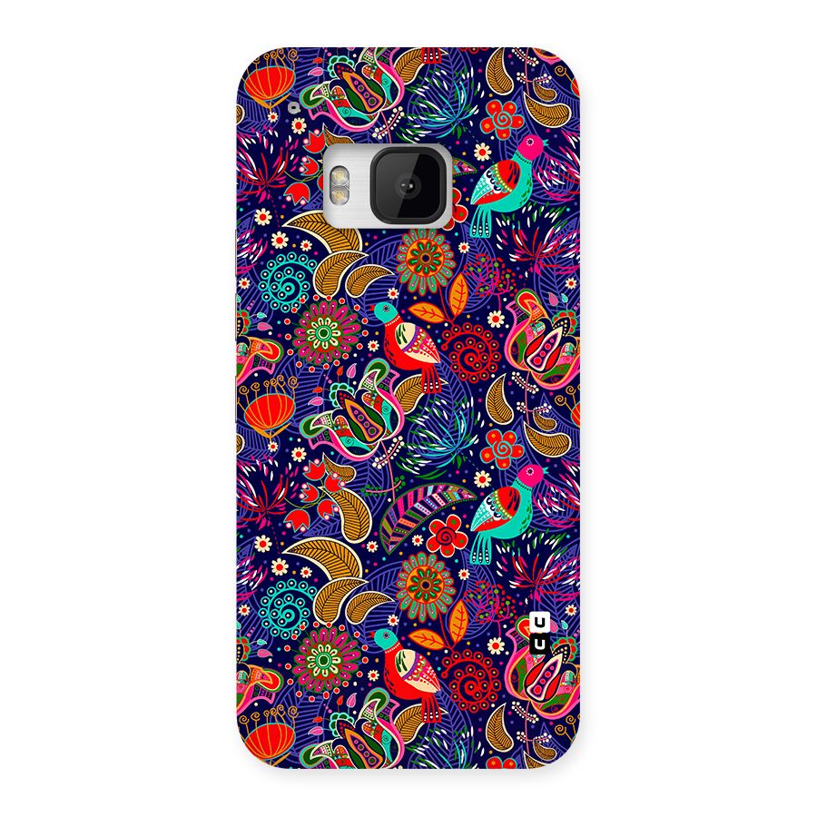 Floral Seamless Pattern Spring Flowers Back Case for One M9