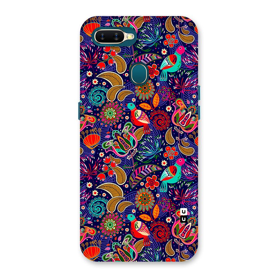 Floral Seamless Pattern Spring Flowers Back Case for Oppo A11k