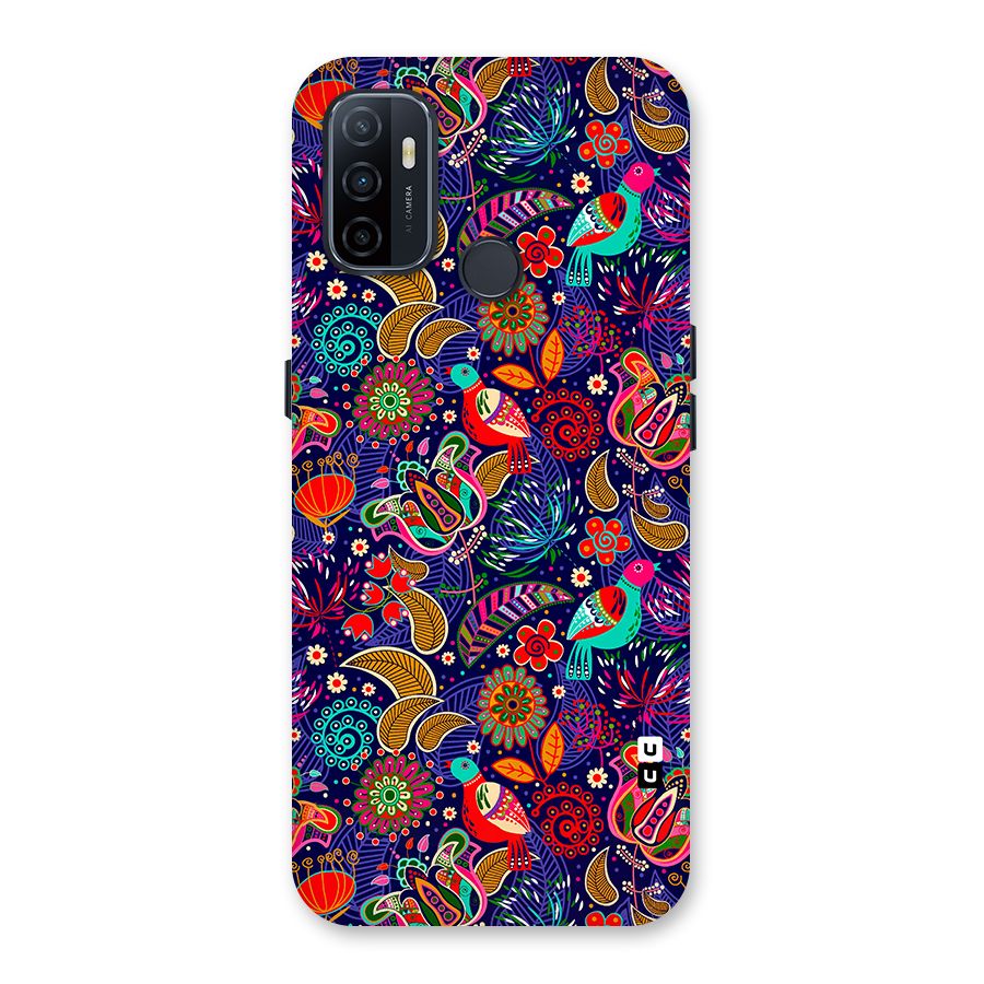 Floral Seamless Pattern Spring Flowers Back Case for Oppo A32