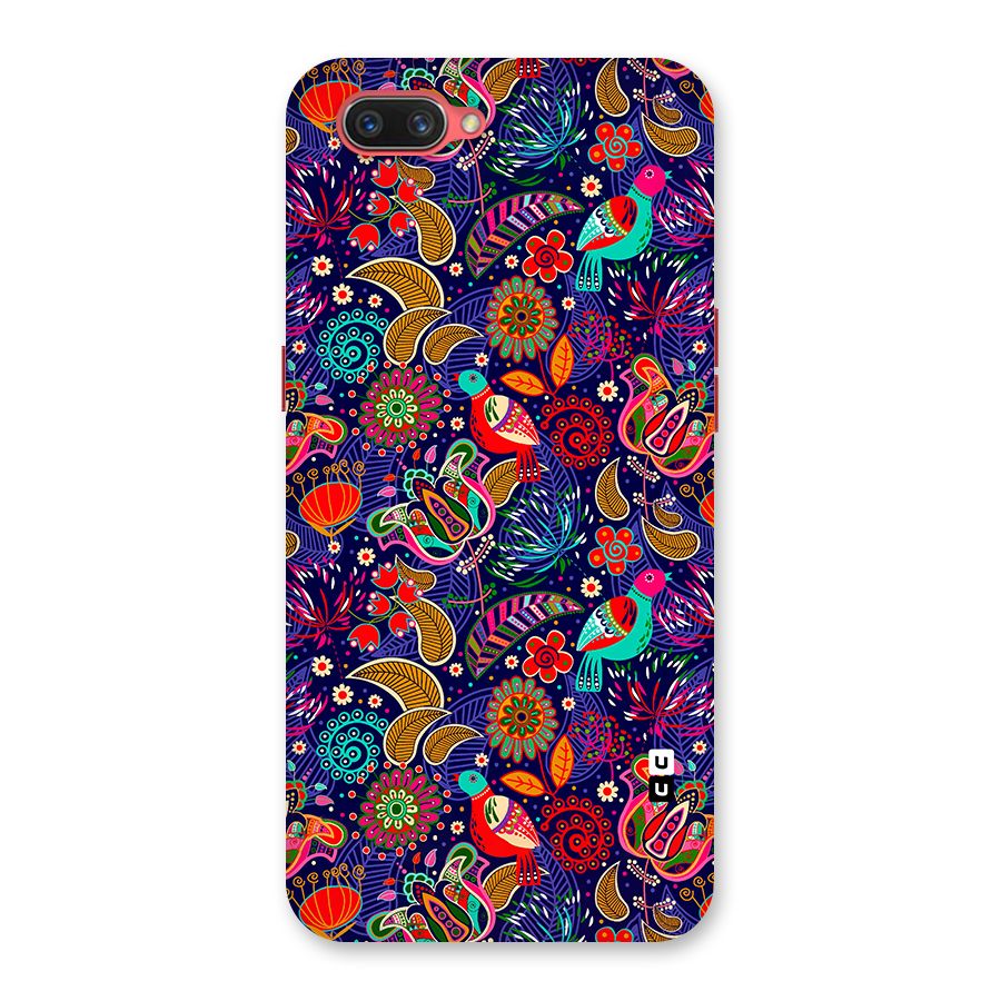 Floral Seamless Pattern Spring Flowers Back Case for Oppo A3s
