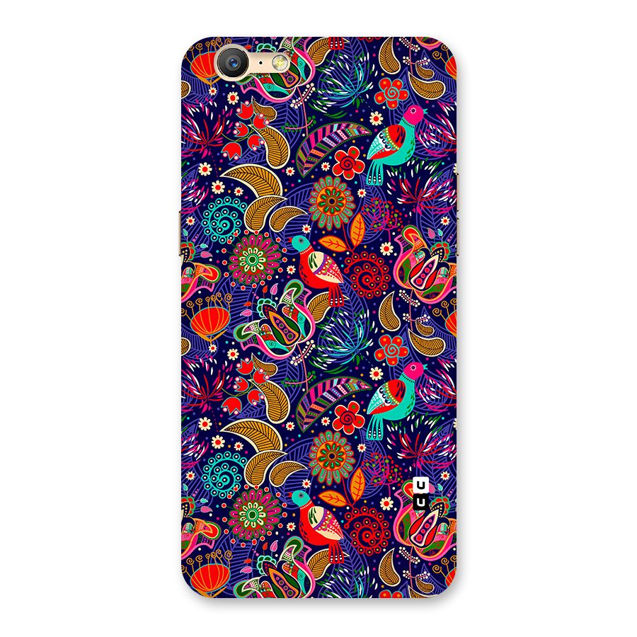 Floral Seamless Pattern Spring Flowers Back Case for Oppo A57