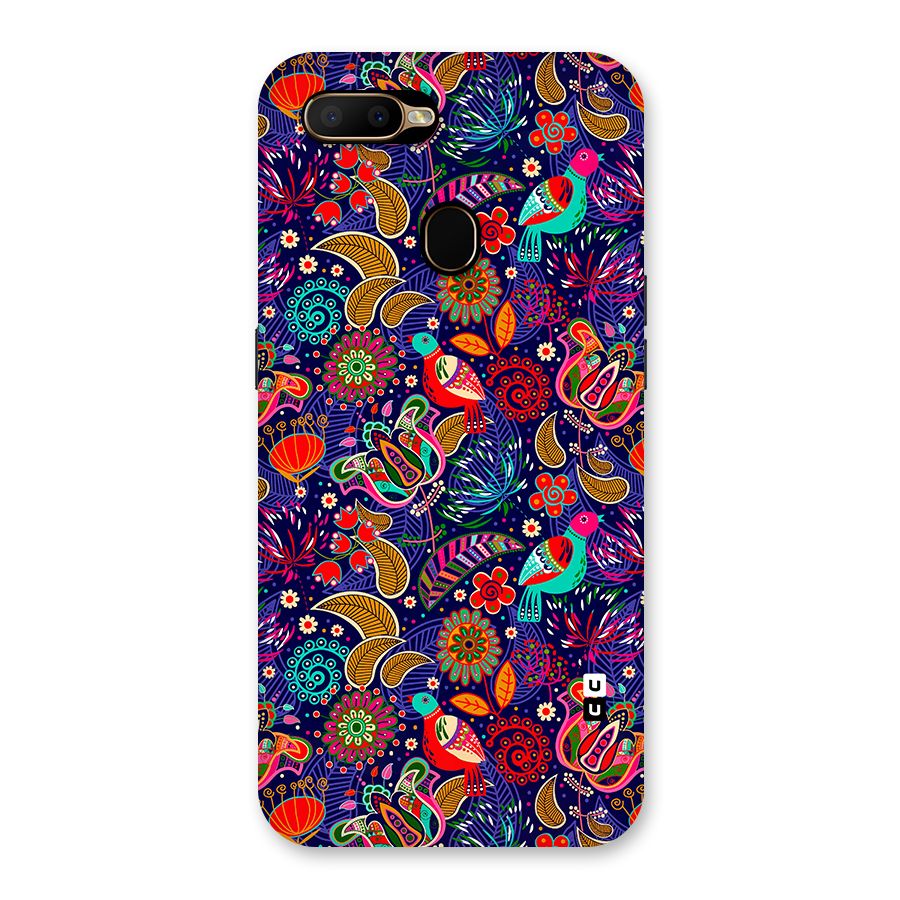 Floral Seamless Pattern Spring Flowers Back Case for Oppo A5s