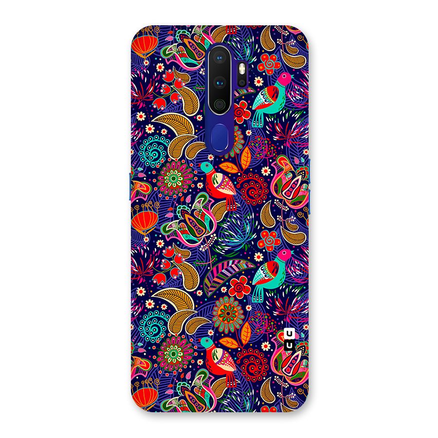 Floral Seamless Pattern Spring Flowers Back Case for Oppo A9 (2020)