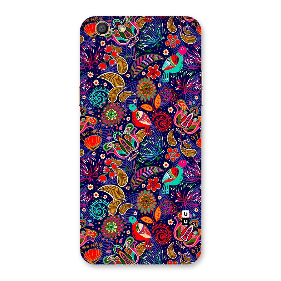 Floral Seamless Pattern Spring Flowers Back Case for Oppo F3