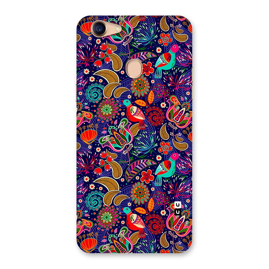 Floral Seamless Pattern Spring Flowers Back Case for Oppo F5