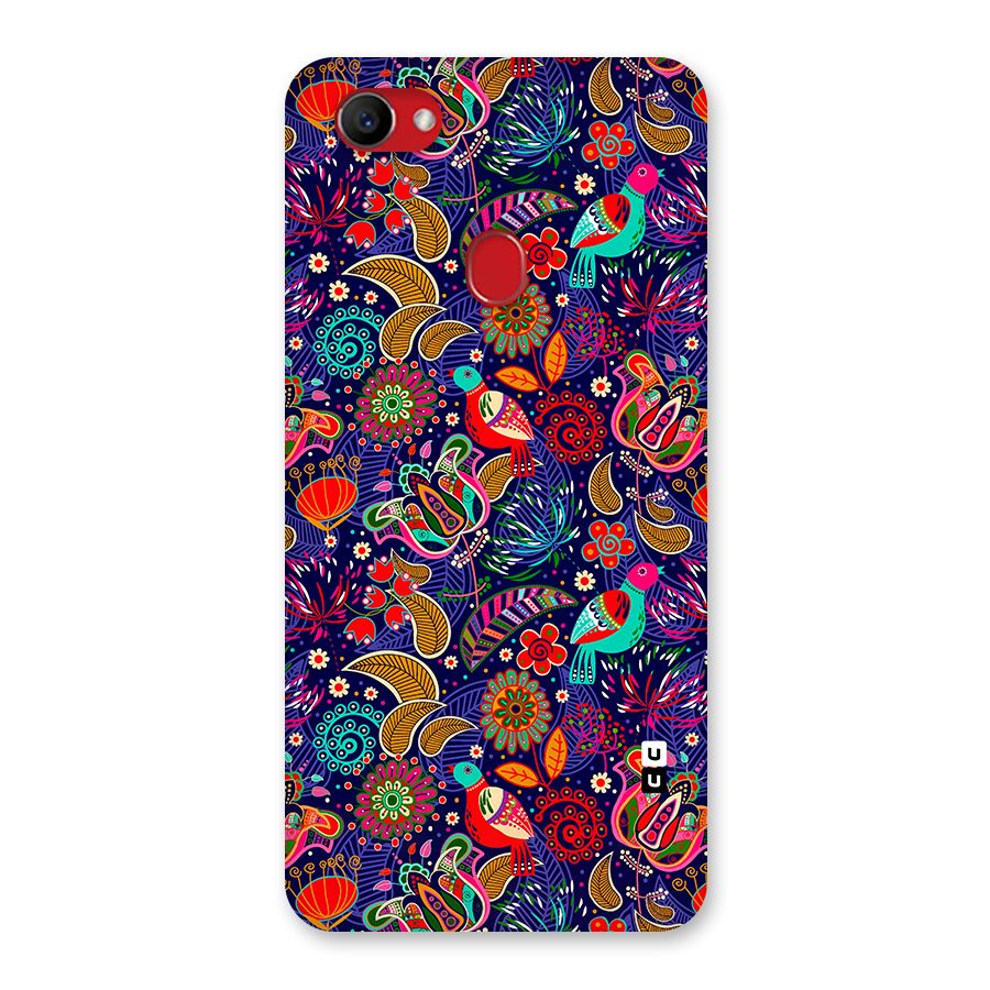 Floral Seamless Pattern Spring Flowers Back Case for Oppo F7