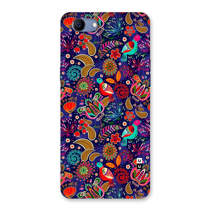 Floral Seamless Pattern Spring Flowers Back Case for Realme 1