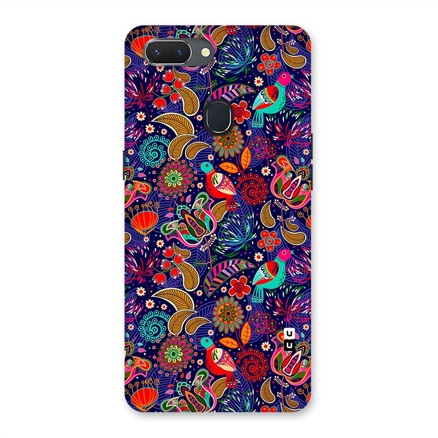 Floral Seamless Pattern Spring Flowers Back Case for Realme 2
