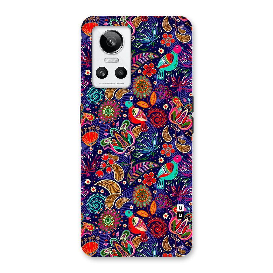 Floral Seamless Pattern Spring Flowers Back Case for Realme GT Neo 3