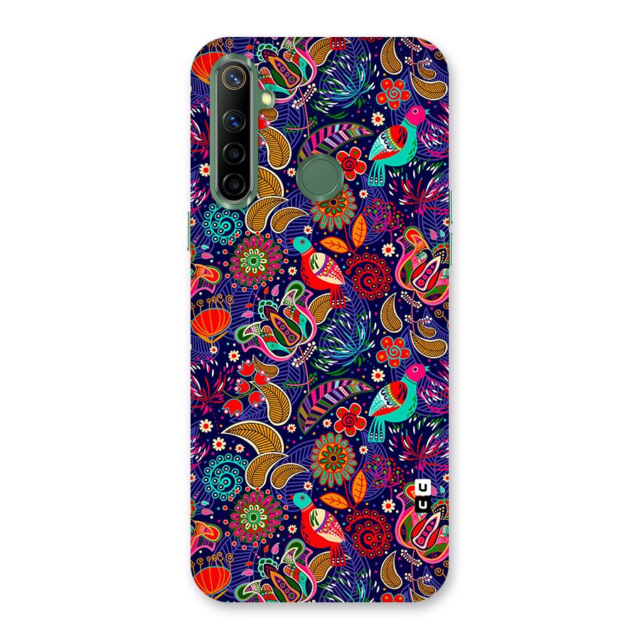 Floral Seamless Pattern Spring Flowers Back Case for Realme Narzo 10