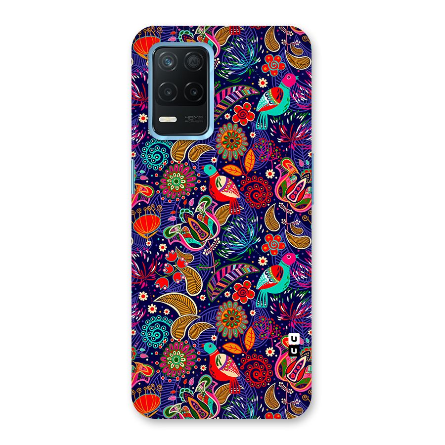 Floral Seamless Pattern Spring Flowers Back Case for Realme Narzo 30 5G