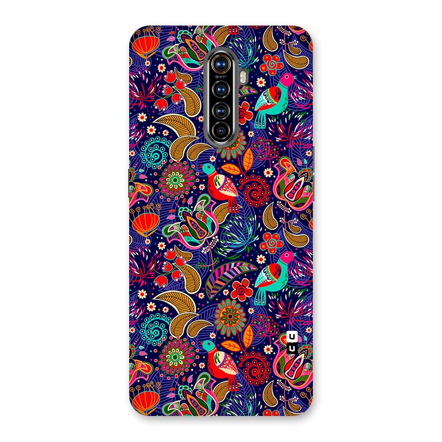 Floral Seamless Pattern Spring Flowers Back Case for Realme X2 Pro