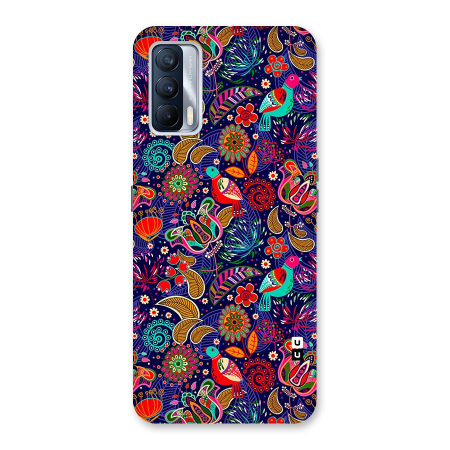 Floral Seamless Pattern Spring Flowers Back Case for Realme X7