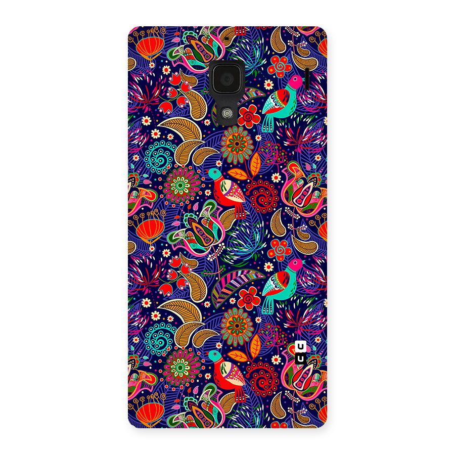 Floral Seamless Pattern Spring Flowers Back Case for Redmi 1s