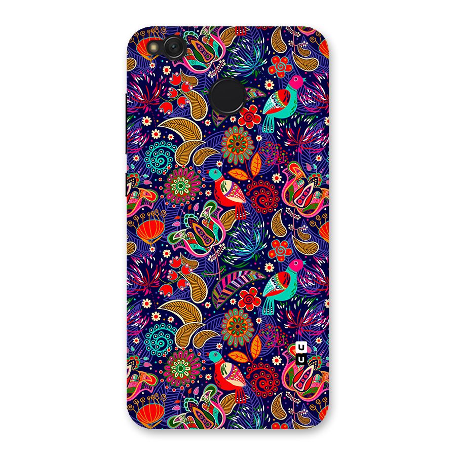Floral Seamless Pattern Spring Flowers Back Case for Redmi 4