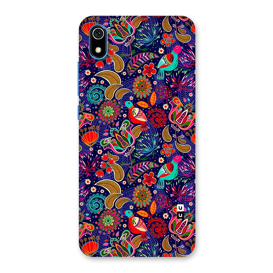 Floral Seamless Pattern Spring Flowers Back Case for Redmi 7A