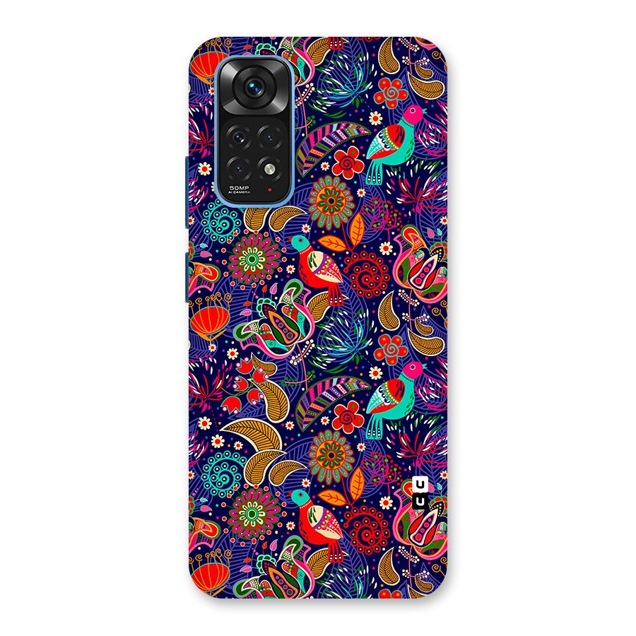 Floral Seamless Pattern Spring Flowers Back Case for Redmi Note 11S