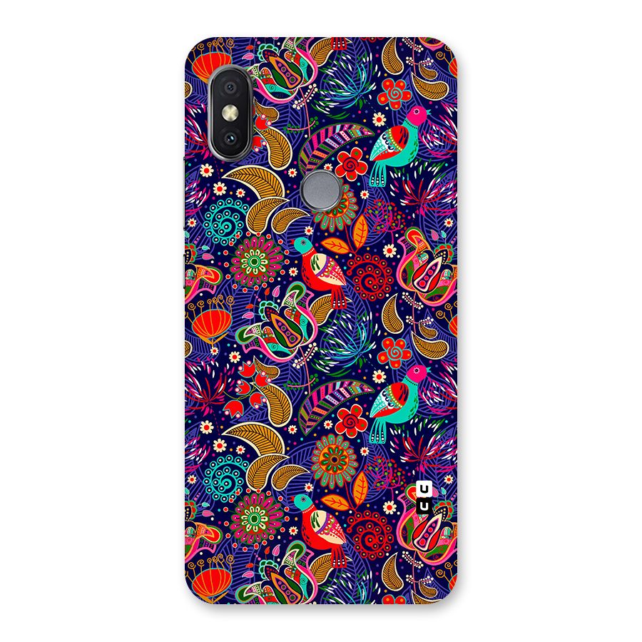 Floral Seamless Pattern Spring Flowers Back Case for Redmi Y2