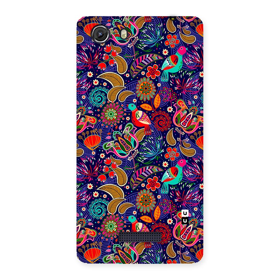 Floral Seamless Pattern Spring Flowers Back Case for Unite 3
