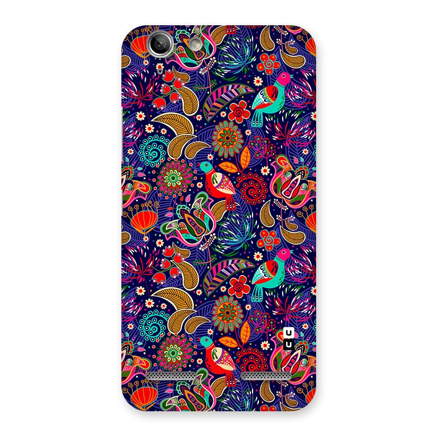 Floral Seamless Pattern Spring Flowers Back Case for Vibe K5