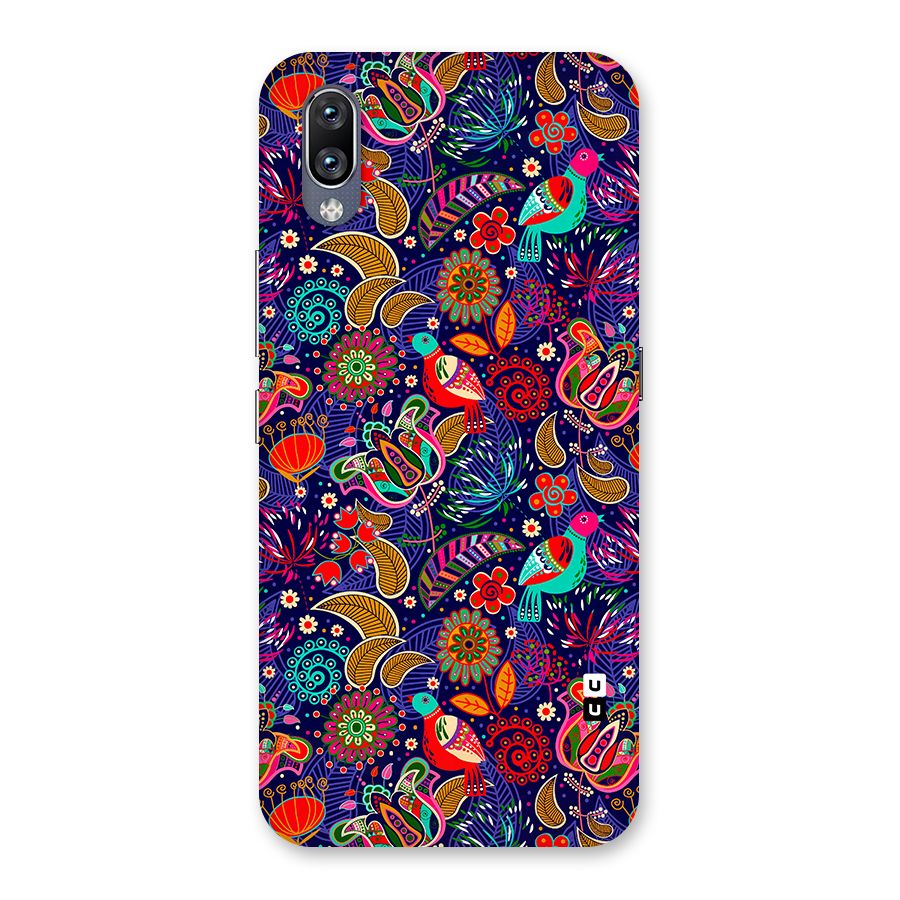 Floral Seamless Pattern Spring Flowers Back Case for Vivo NEX