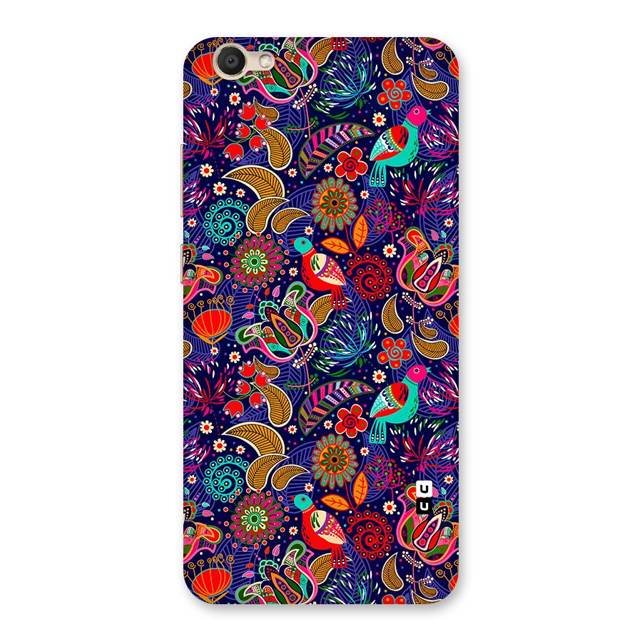 Floral Seamless Pattern Spring Flowers Back Case for Vivo V5