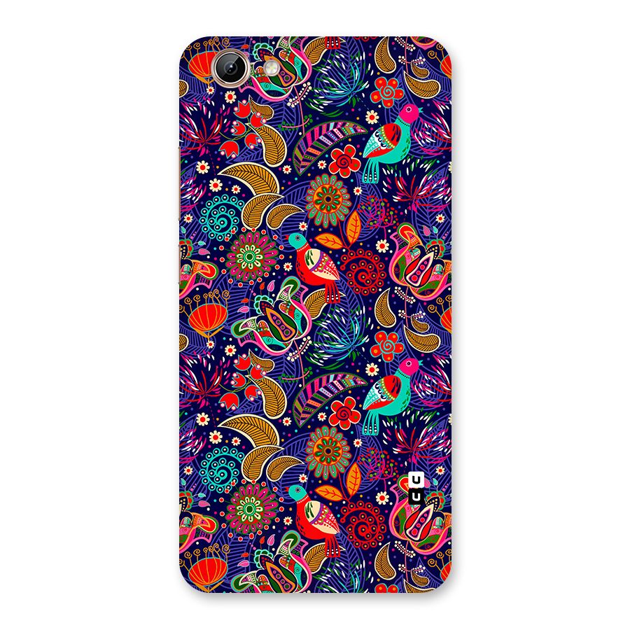 Floral Seamless Pattern Spring Flowers Back Case for Vivo Y71