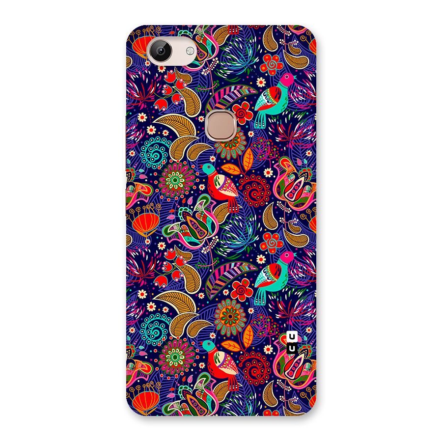 Floral Seamless Pattern Spring Flowers Back Case for Vivo Y83