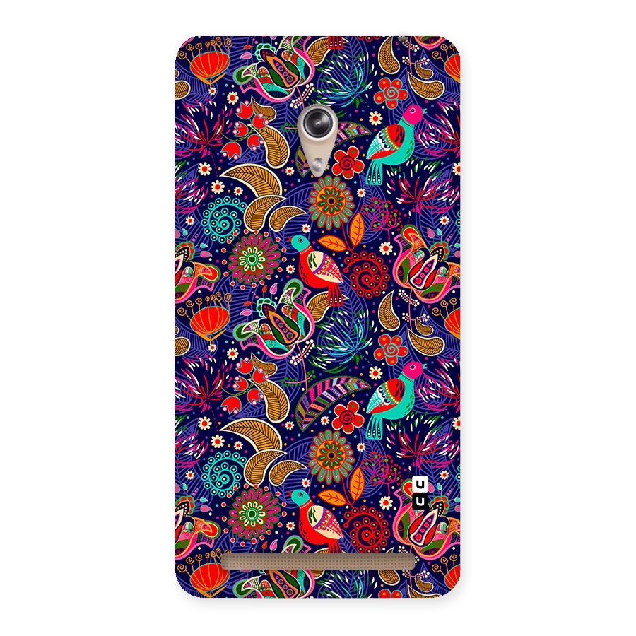 Floral Seamless Pattern Spring Flowers Back Case for Zenfone 6