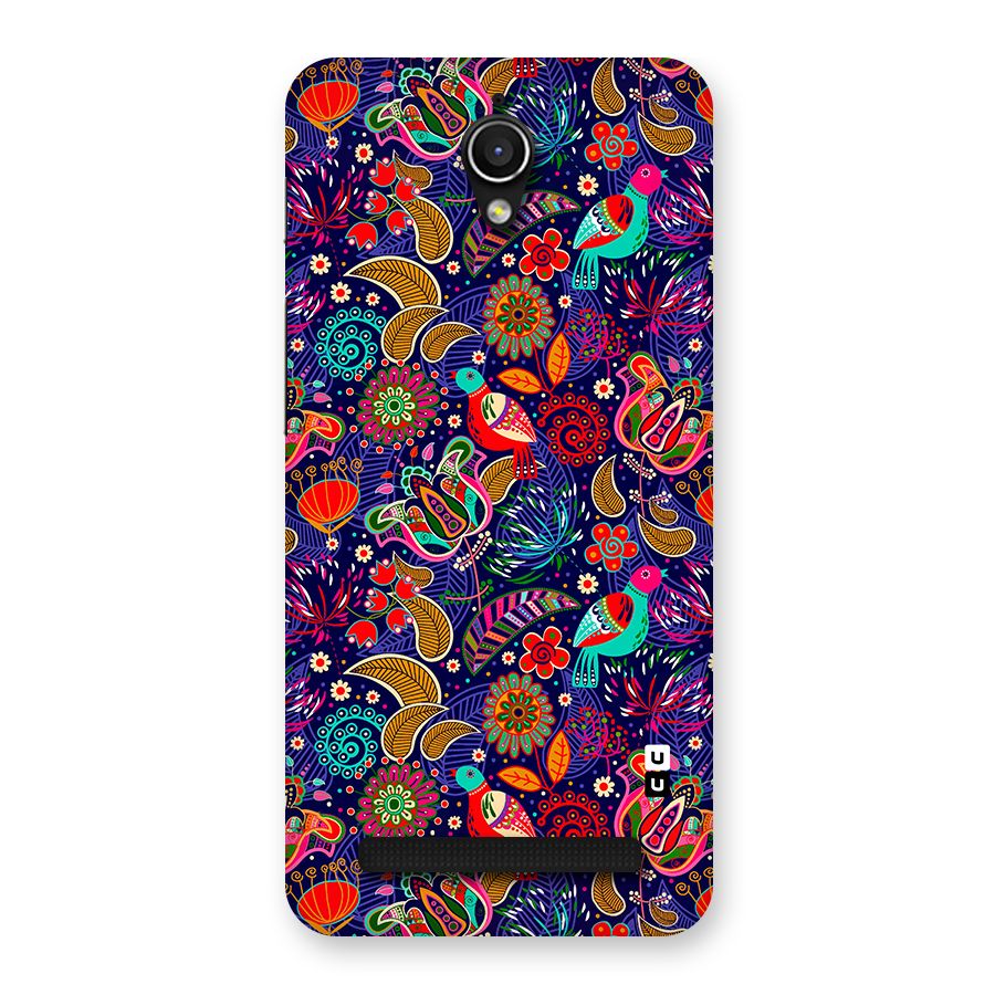 Floral Seamless Pattern Spring Flowers Back Case for Zenfone Go
