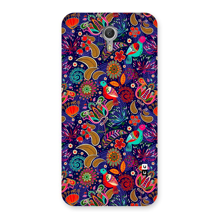 Floral Seamless Pattern Spring Flowers Back Case for Zuk Z1