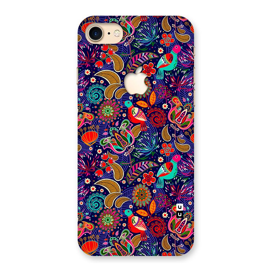 Floral Seamless Pattern Spring Flowers Back Case for iPhone 7 Apple Cut