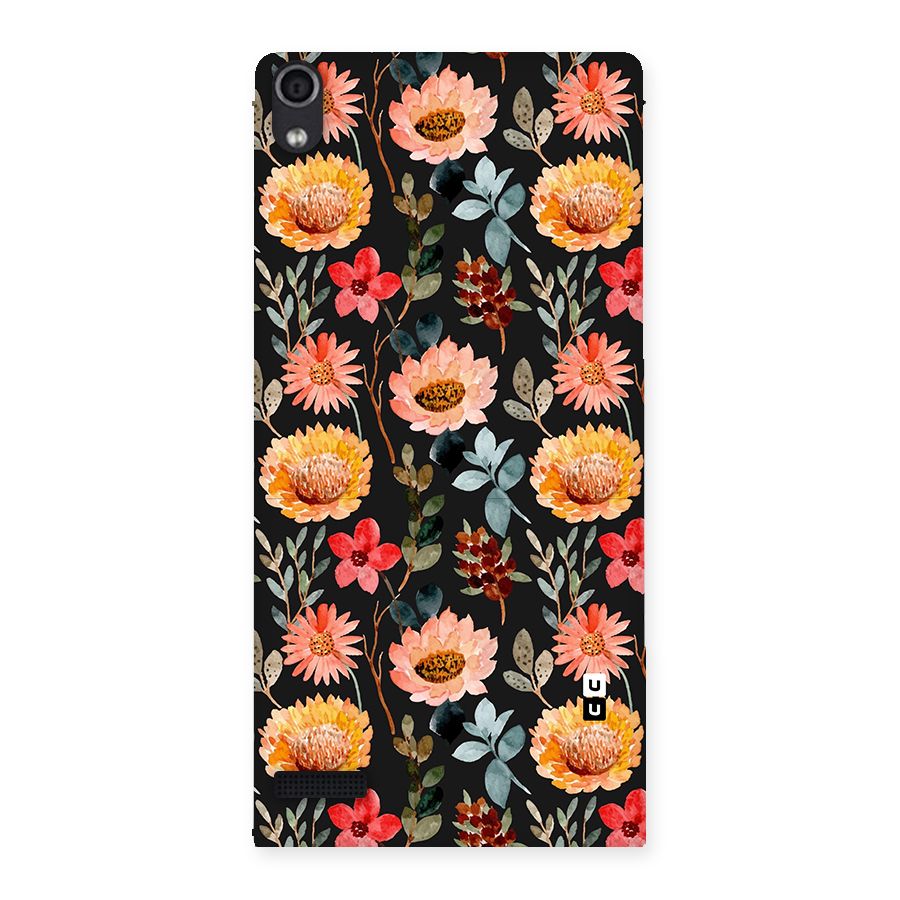 Florals Wonderful Pattern Back Case for Ascend P6