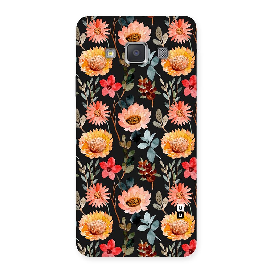 Florals Wonderful Pattern Back Case for Galaxy A3