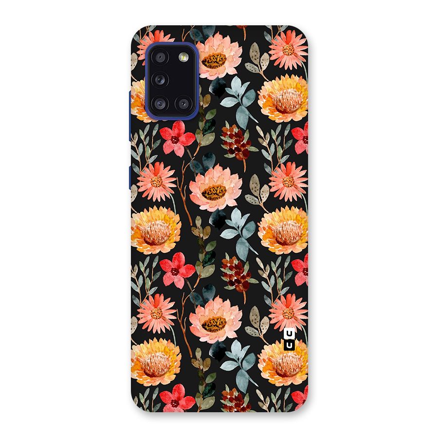 Florals Wonderful Pattern Back Case for Galaxy A31